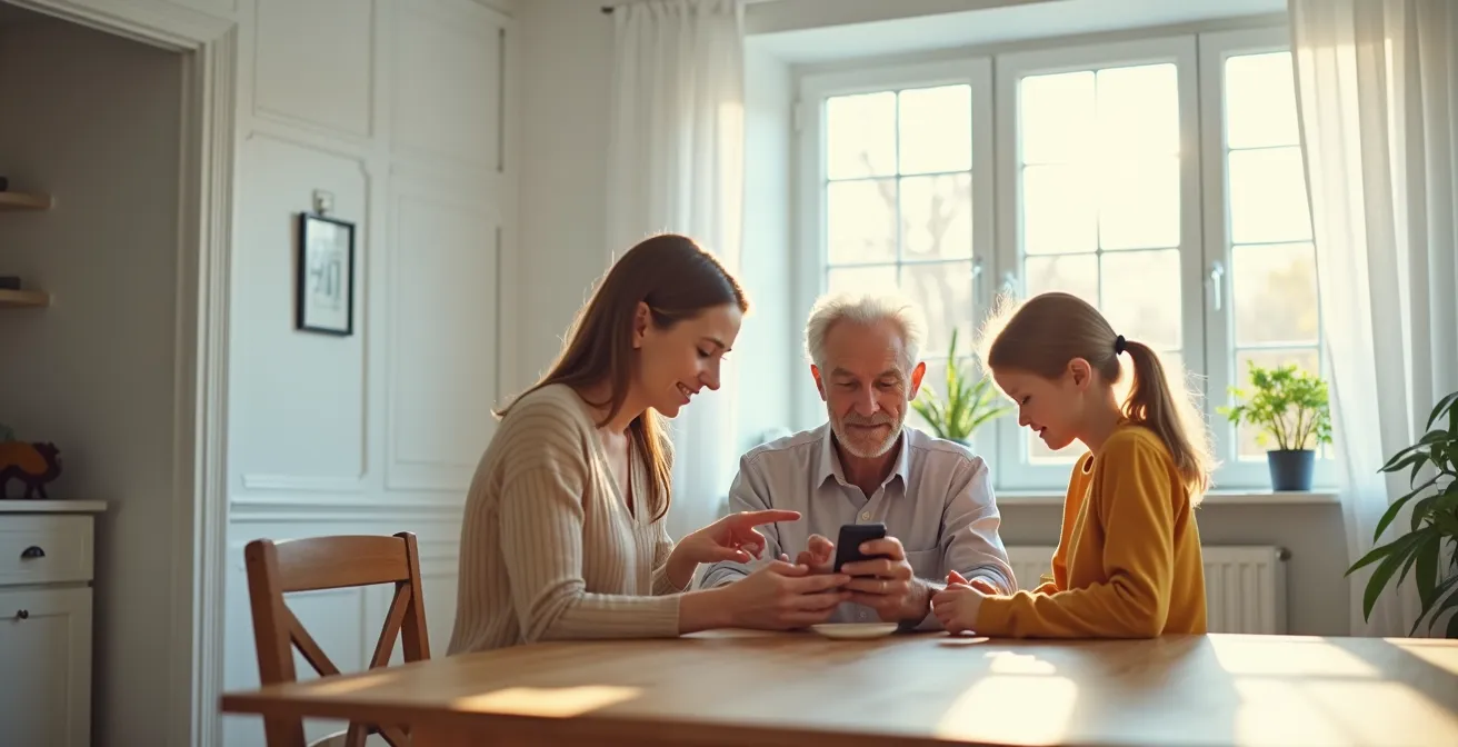 Senior wordt begeleid bij veilige itsme activatie