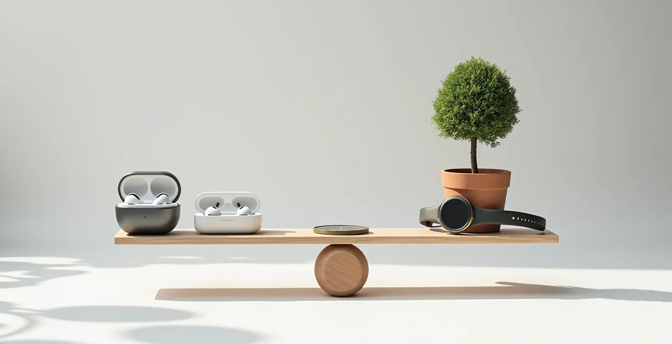 Visuele weergave van korte versus lange termijn voordelen in cafetariaplan